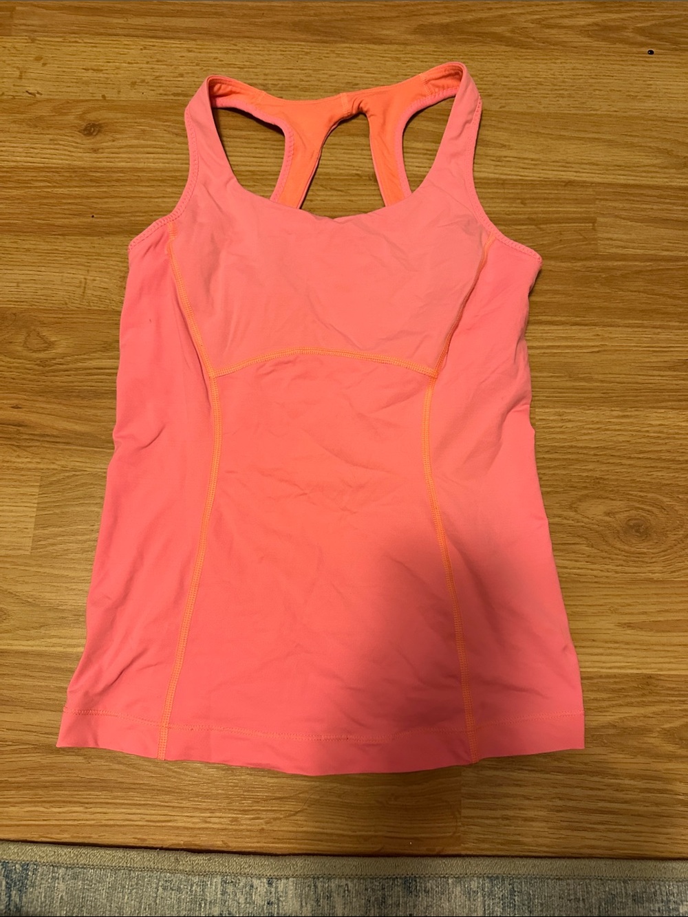 lululemon athletica Pink Coral Racerback Tank